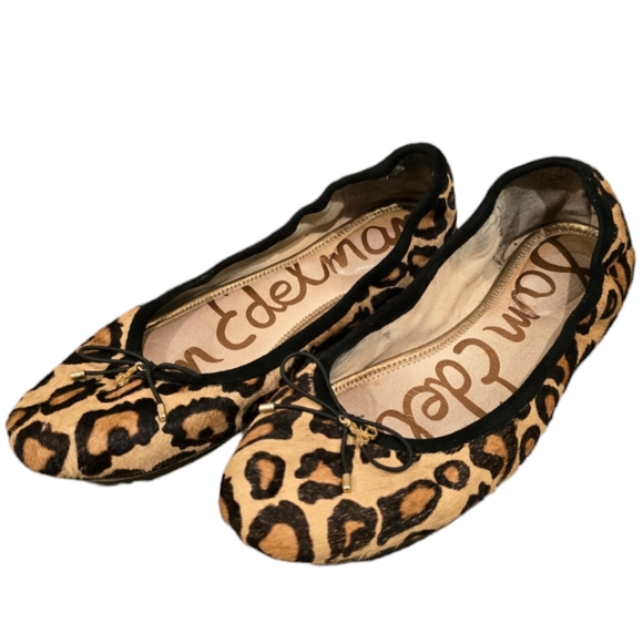 Sam Edelman Shoes - Sam Edelman Felicia Leopard Print Ballerina Flats 10M
